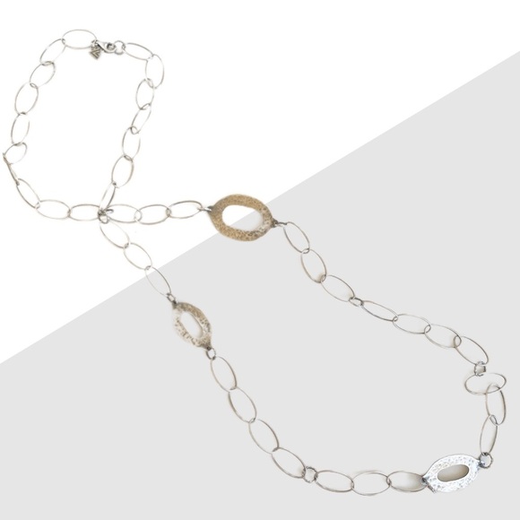 Silpada Oxidized Brushed Sterling Silver Necklace N1506. 35” inches long - Picture 2 of 7